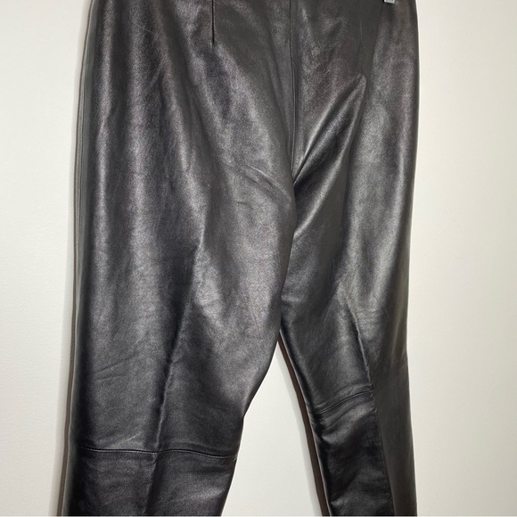 KORS Michael Kors Black Leather Pants - Picture 10 of 15